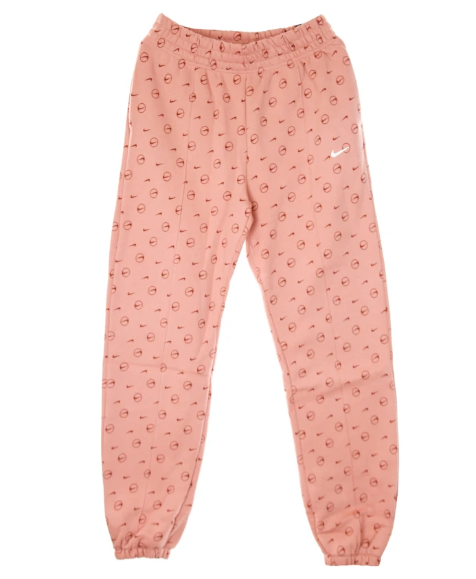 

Спортивные штаны из флиса с принтом Nike, розовый