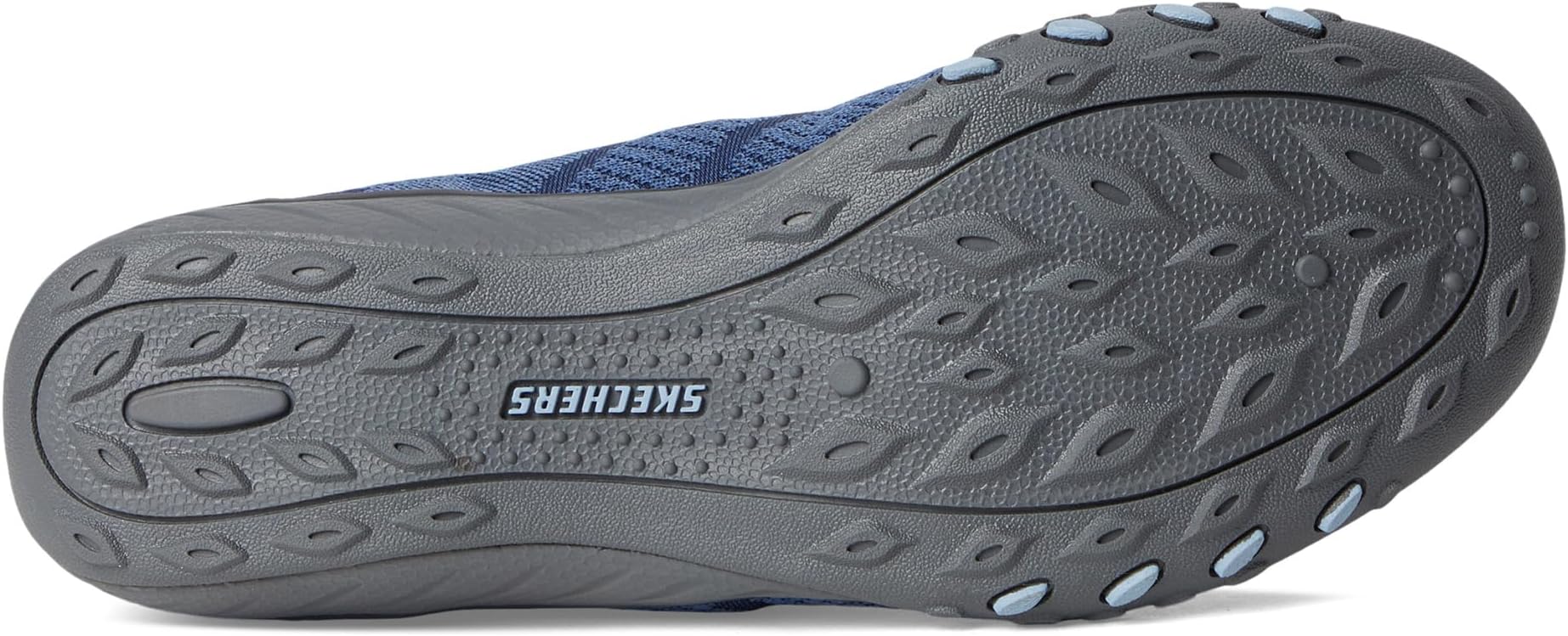 Кроссовки SKECHERS Breathe Easy - Knitty Waves Hands Free Slip-Ins, темно-синий — фото 3