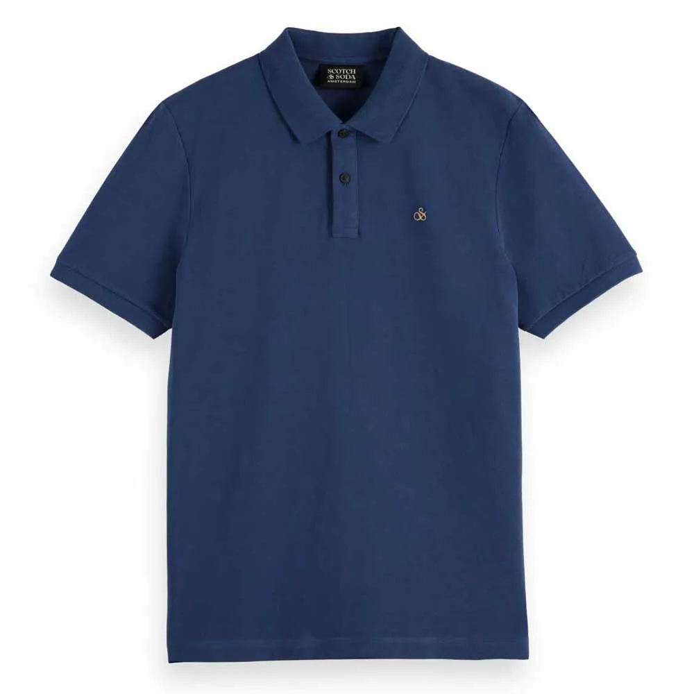 

Поло с коротким рукавом Scotch & Soda Seasonal Core, синий