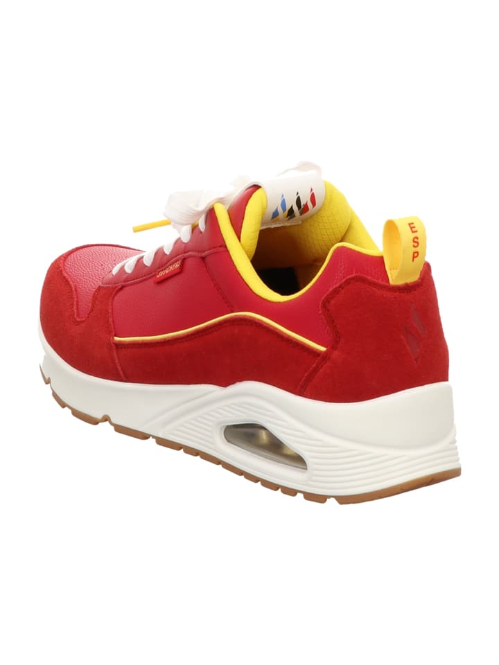 Skechers Низкие кроссовки красного цвета — фото 3