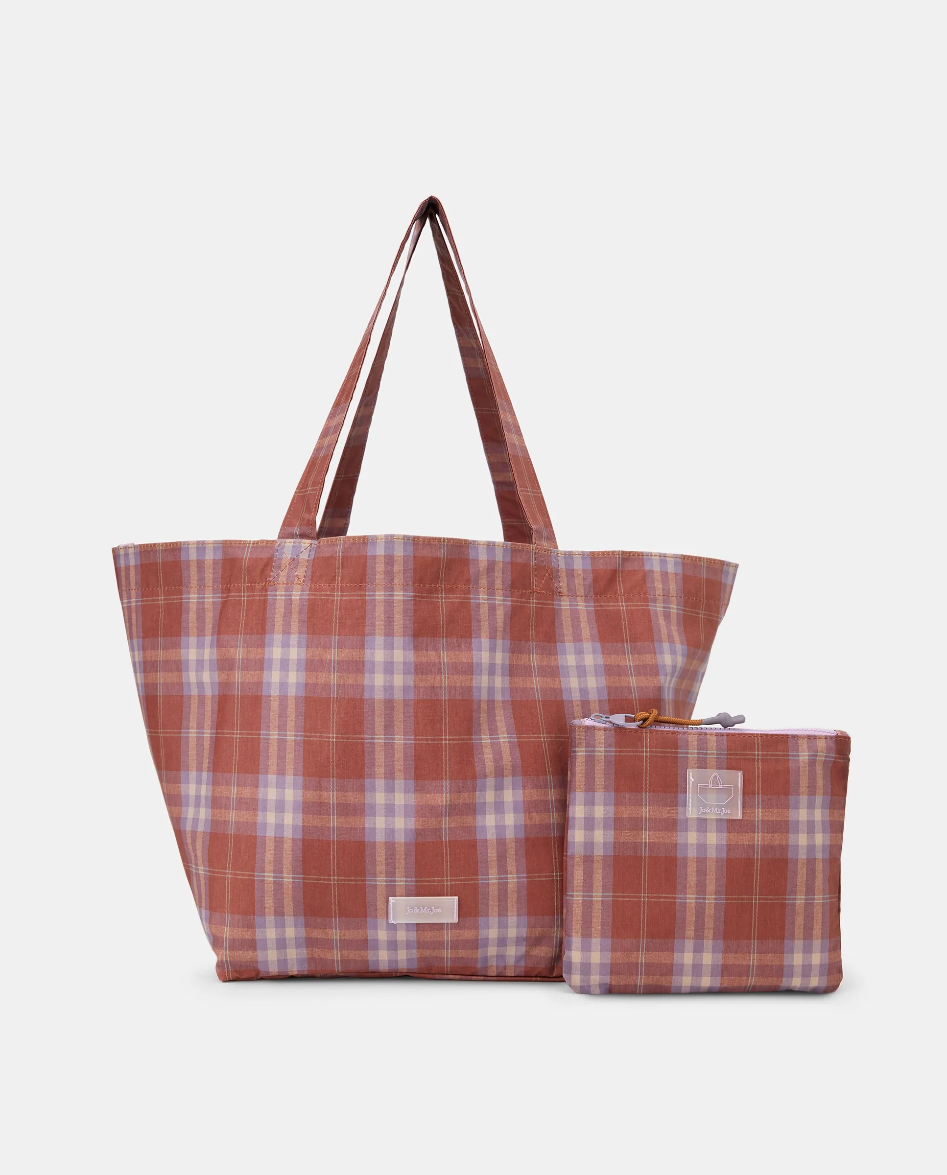 

Сумка с принтом на складке Jo & Mr. Joe, коричневый