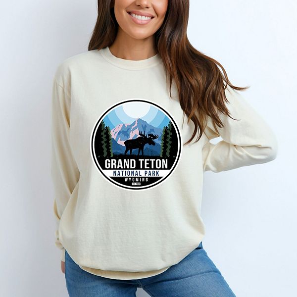 

Футболка с длинным рукавом Grand Teton National Park Simply Sage Market, Ivory