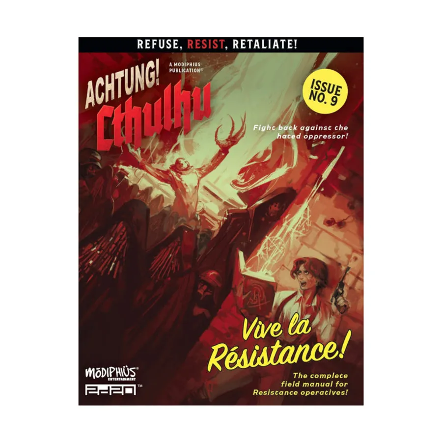 

Vive La Resistance, Achtung! Cthulhu (Modiphius Entertainment), мягкая обложка