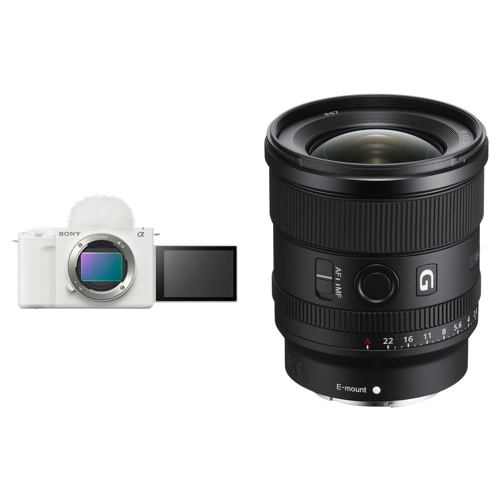 

Беззеркальная камера Sony ZV-E1 Mirrorless Camera with 20mm f/1.8 Lens Kit (White)