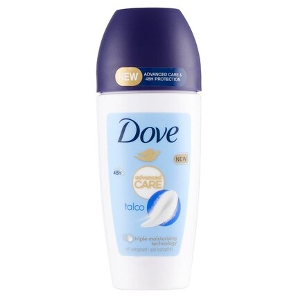 

Шариковый дезодорант с тальком Dove Advanced Care, 48 часов, 50 мл, Italian Gourmet E.R