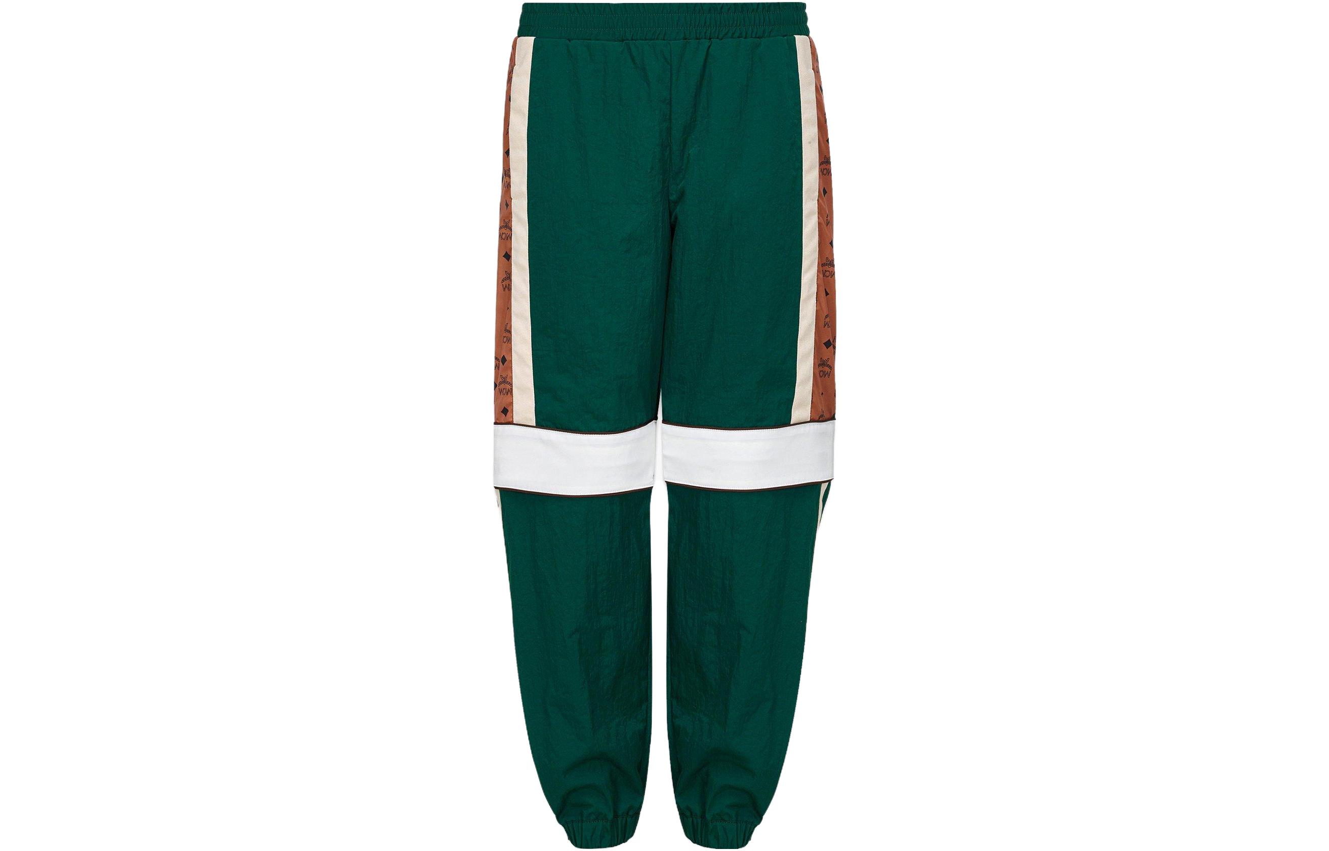 

MCM SS23 Вязаные спортивные штаны мужские зеленые