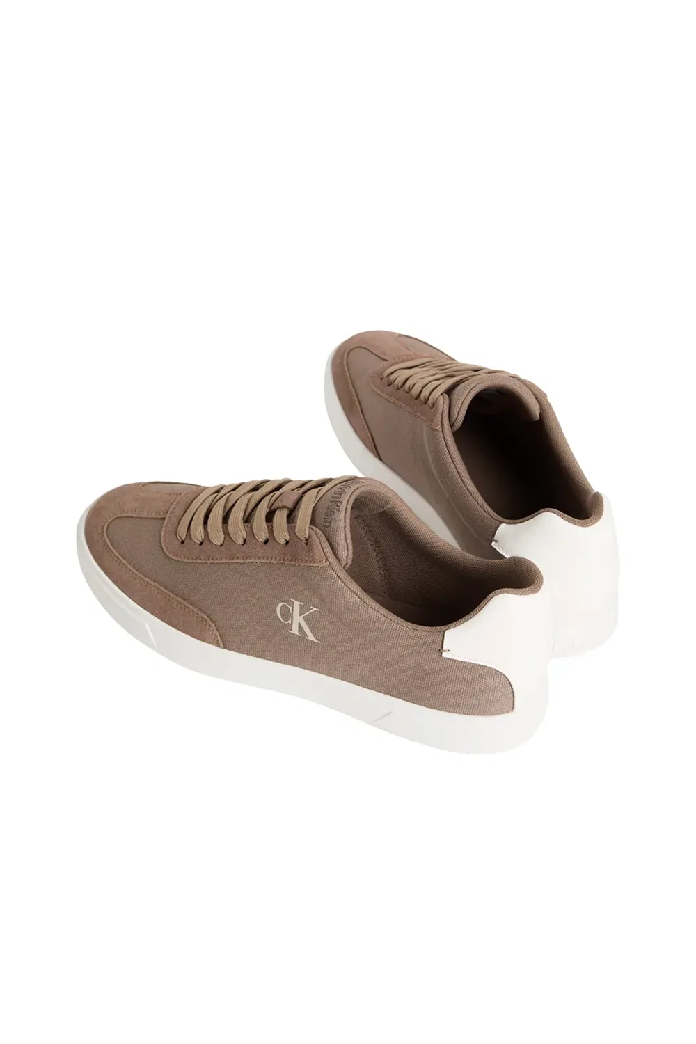 Кроссовки Calvin Klein Low Prof Cupsole Desert серо-коричневый Debenhams, серо-коричневый — фото 2
