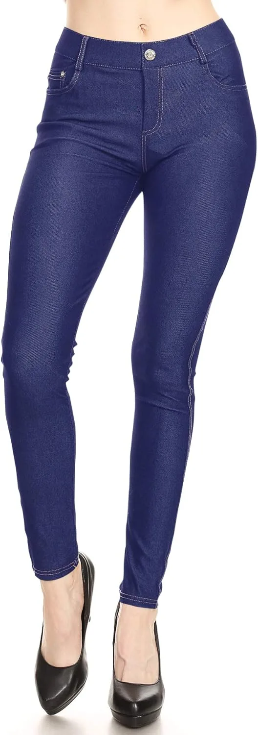 

FashionJOA женские джинсы-леггинсы с карманами, стрейч, S-3XL