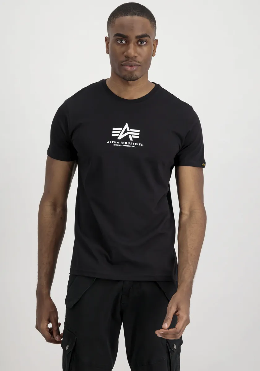 

Рубашка с круглым вырезом Alpha Industries "Basic T ML", черный