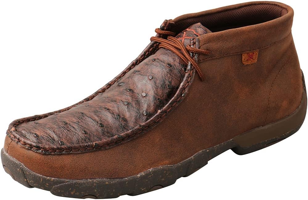 

Мужские мокасины Twisted X Chukka Driving Moc, Brown & Brown Ostrich