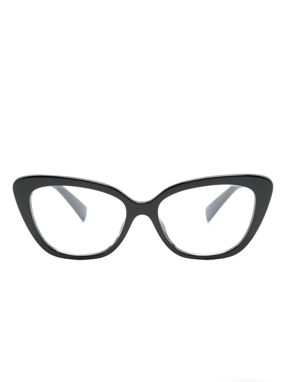 

Очки в оправе 'кошачий глаз' с логотипом Miu Miu Eyewear, черный
