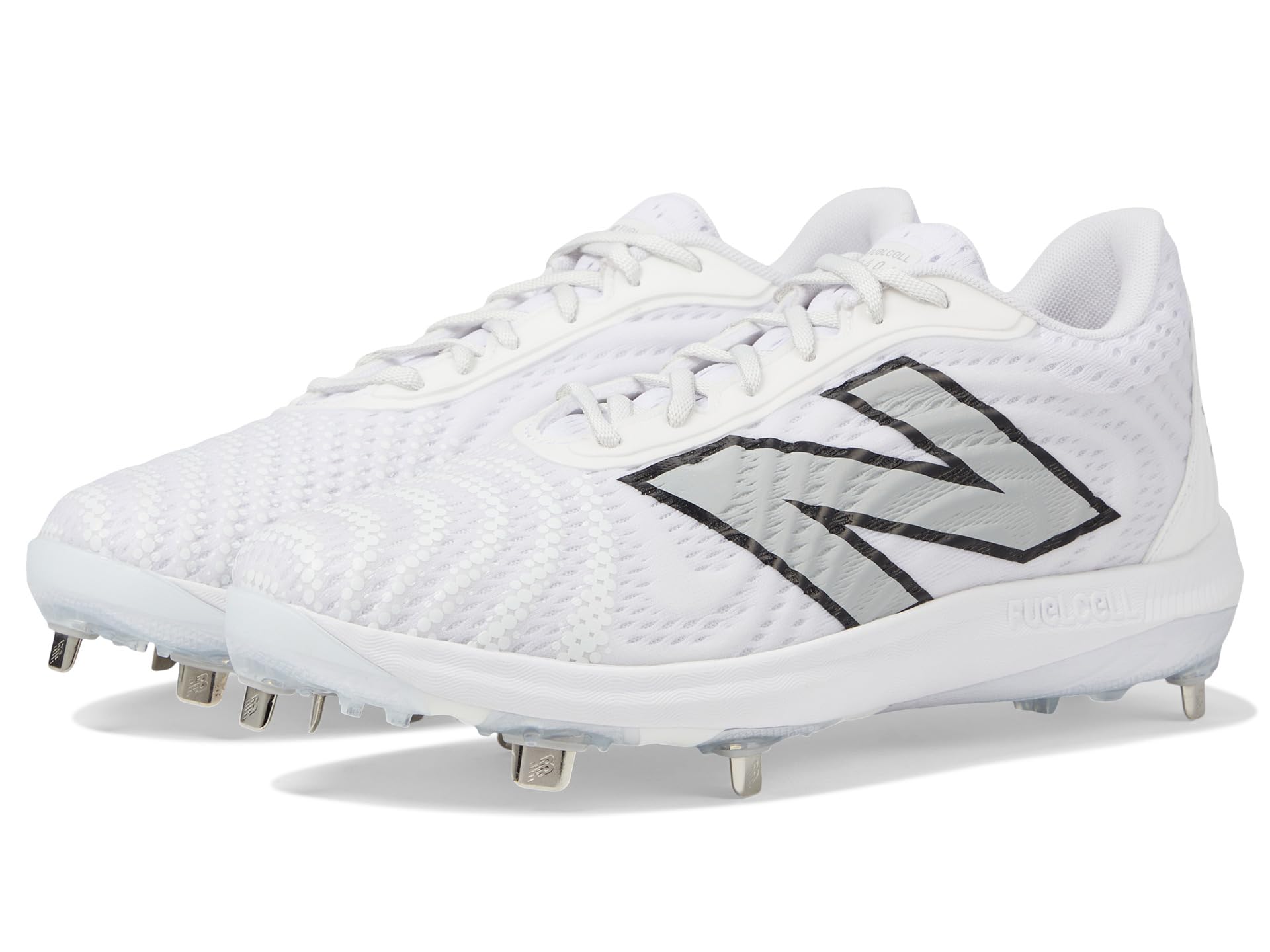 

Кроссовки New Balance Fuelcell 4040 V7 Metal Baseball Cleats, Optic White/Raincloud