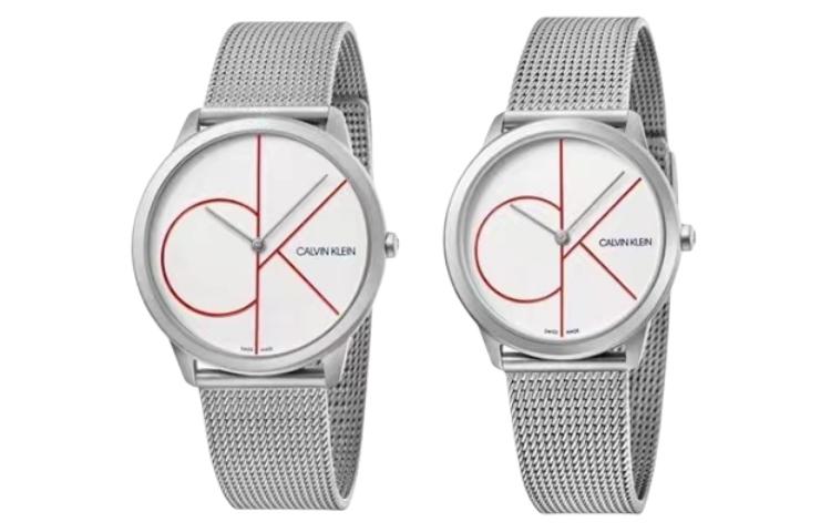 

Часы CK/ Кварцевый механизм Нержавеющий стальной ремешок 40 мм и 35 мм Белый циферблат Унисекс K3M52152/K3M51152 Calvin Klein