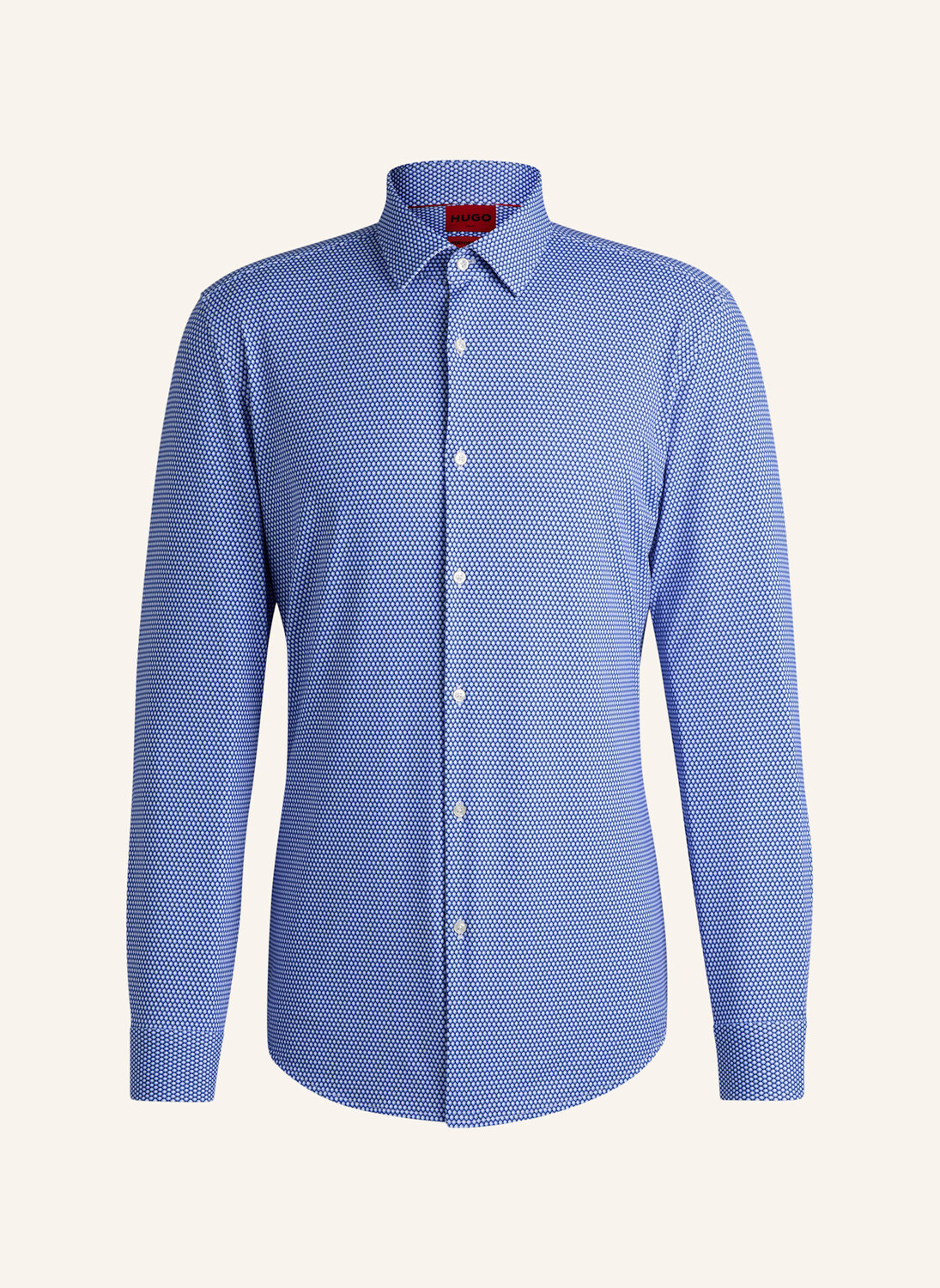 

Деловая рубашка kenno slim fit HUGO, светло-голубой
