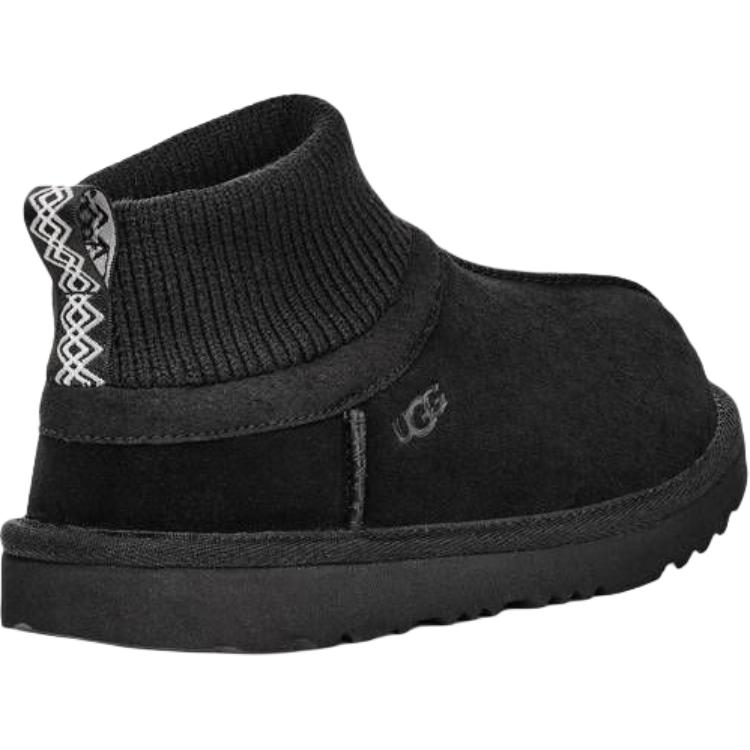 UGG Классические ультра устойчивые к скольжению устойчивые к истиранию мид-топ детские повседневные туфли black kids' — фото 4