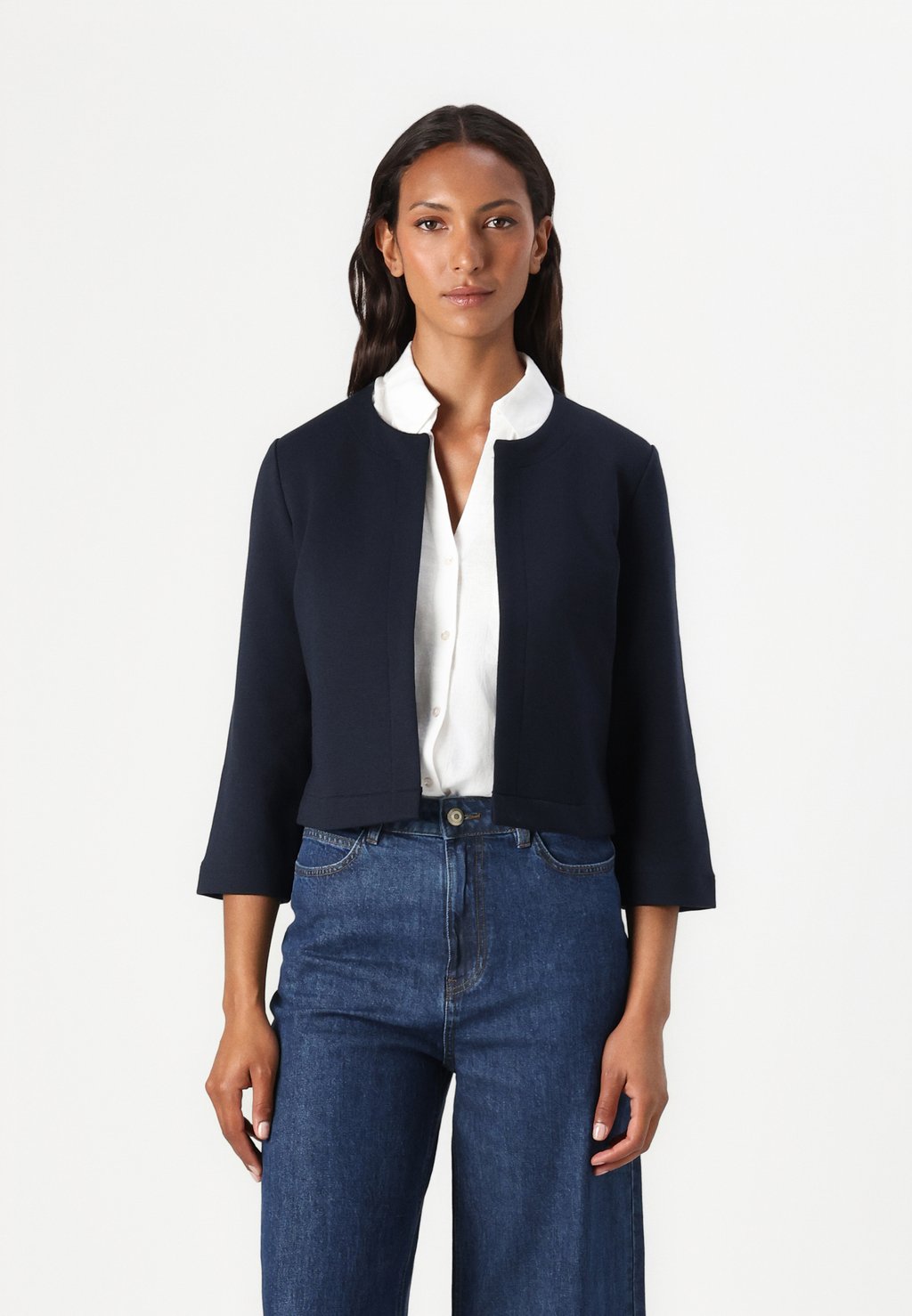 

Блейзер EASY JACKET SHAPE TOM TAILOR, темно-синий