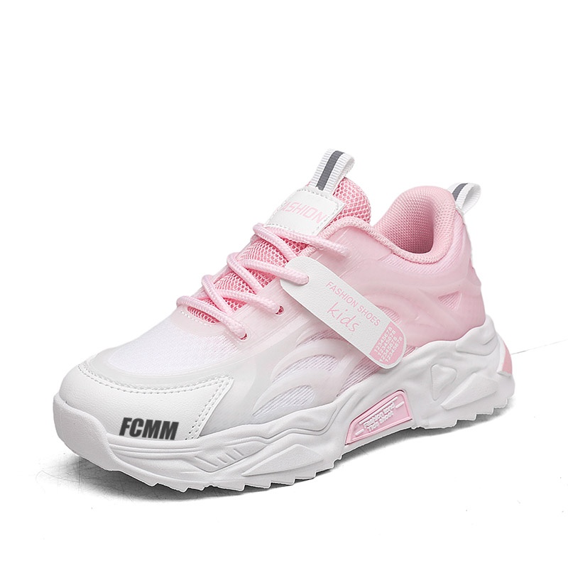 

Дышащая повседневная обувь для детей FCMM, белый/розовый