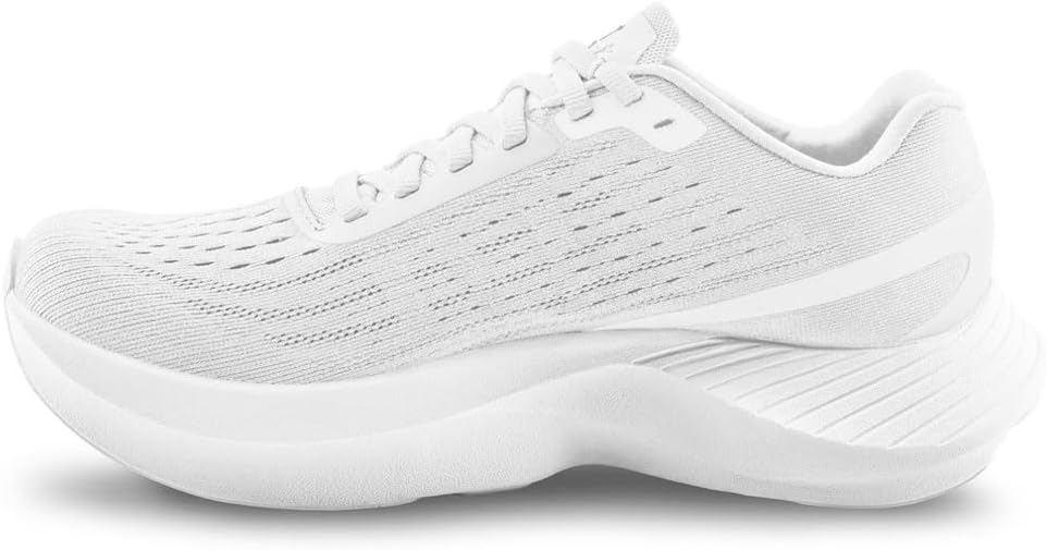 Мужские беговые кроссовки Topo Athletic Specter с комфортной легкой конструкцией и перепадом пятка-носок 5 мм, спортивная обувь для бега по шоссе, белый/серый — фото 2