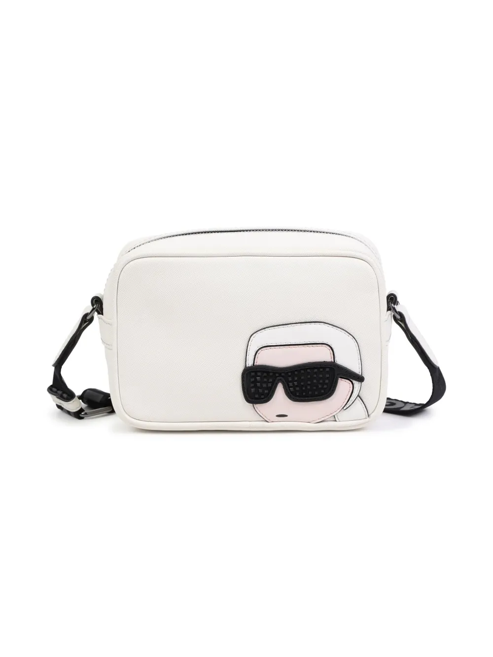 

Сумка через плечо Ikon с аппликацией Karl KARL LAGERFELD KIDS, белый
