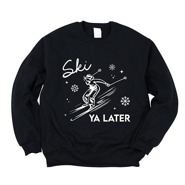 

Графический свитшот Ski ya later snowflake для женщин Simply Sage Market, Midnight, Белый, Графический свитшот Ski ya later snowflake для женщин Simply Sage Market, Midnight