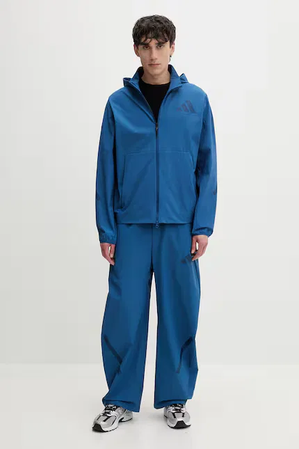 Спортивные штаны свободного кроя Adidas Z.N.E, синий — фото 2