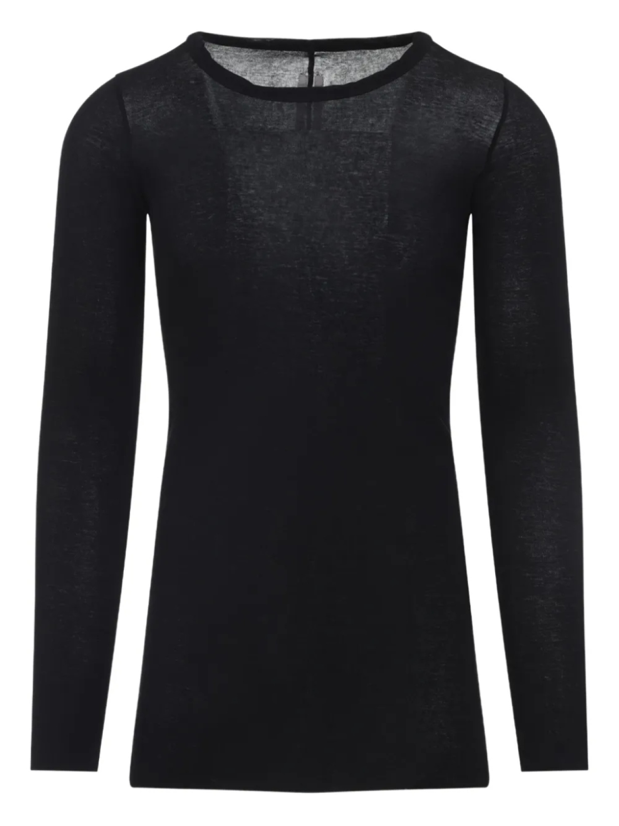 

Футболка из хлопка Rick Owens Forever Rib LS, черный