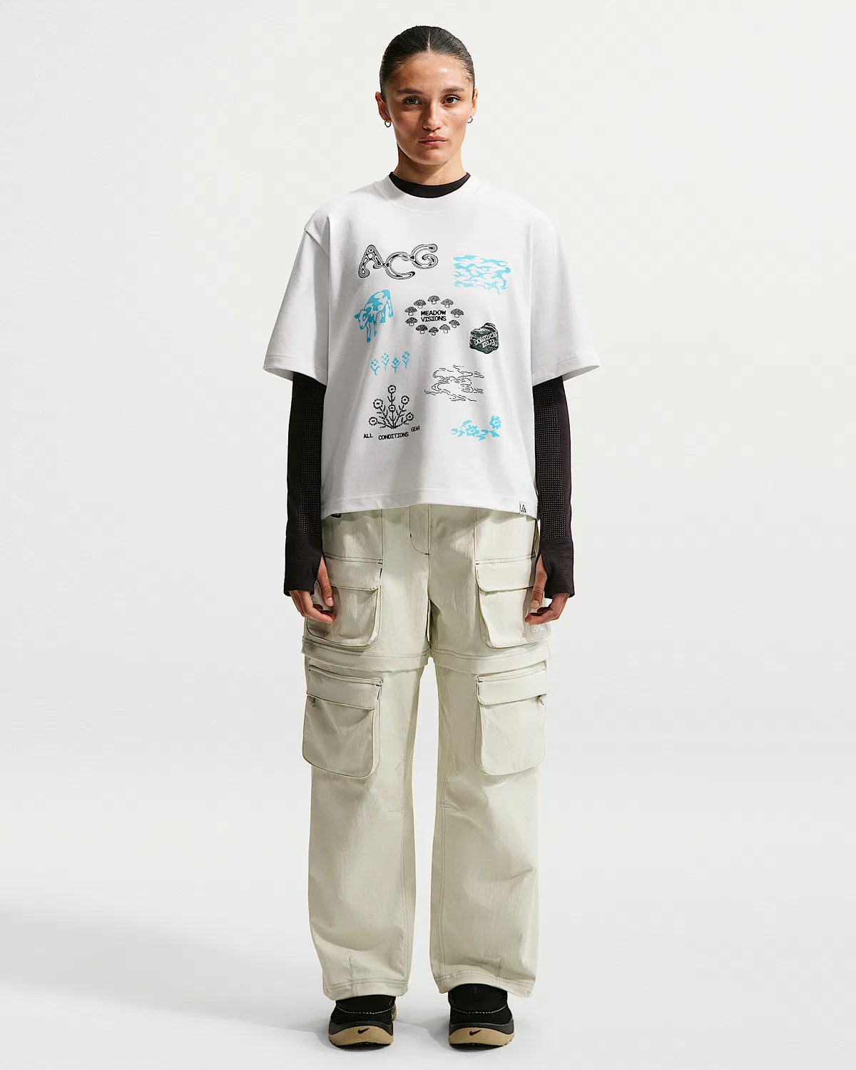 Женская футболка Dri-FIT Nike ACG, Summit White — фото 4