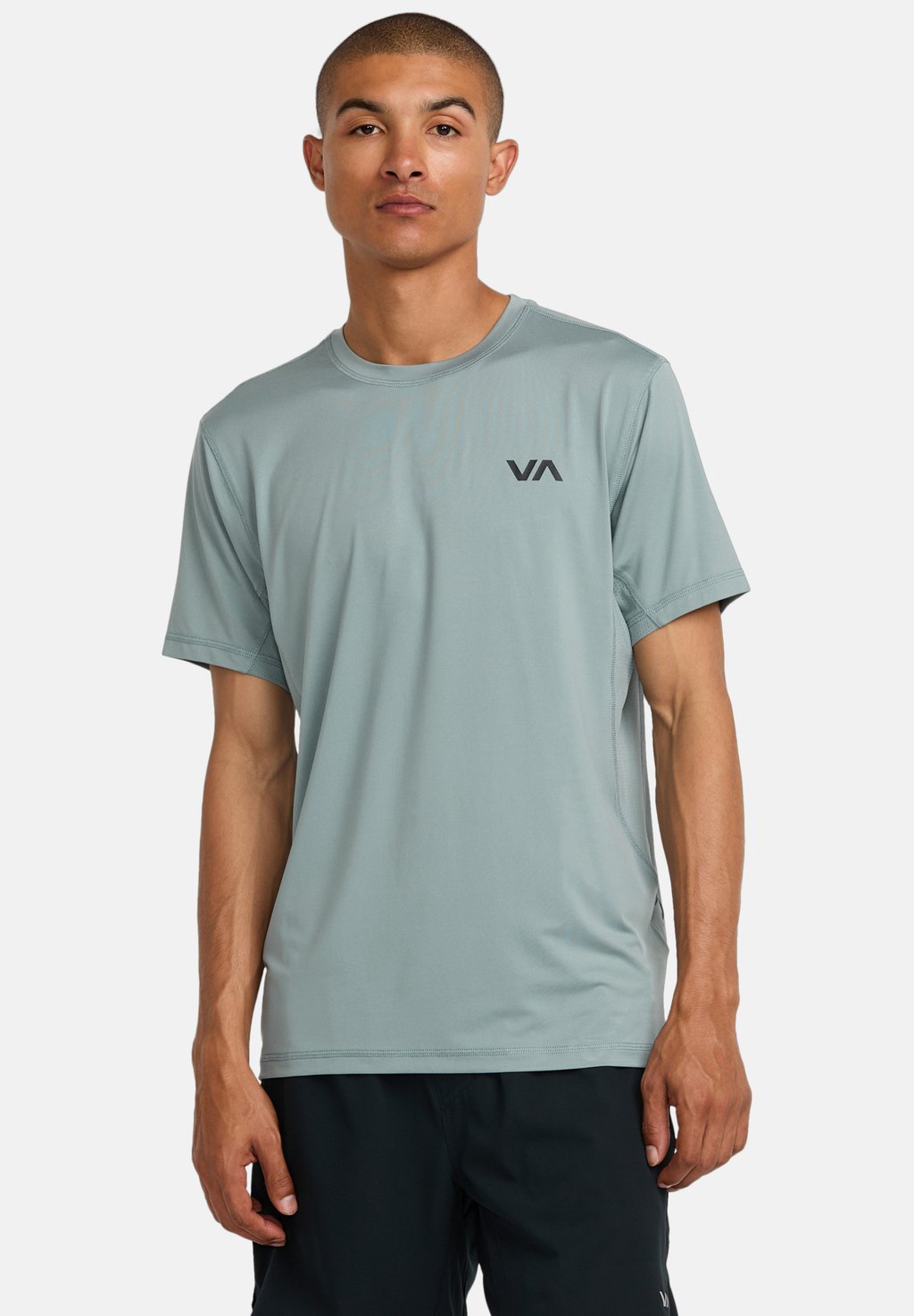 

Футболка с принтом MANCHES COURTES RVCA, серый