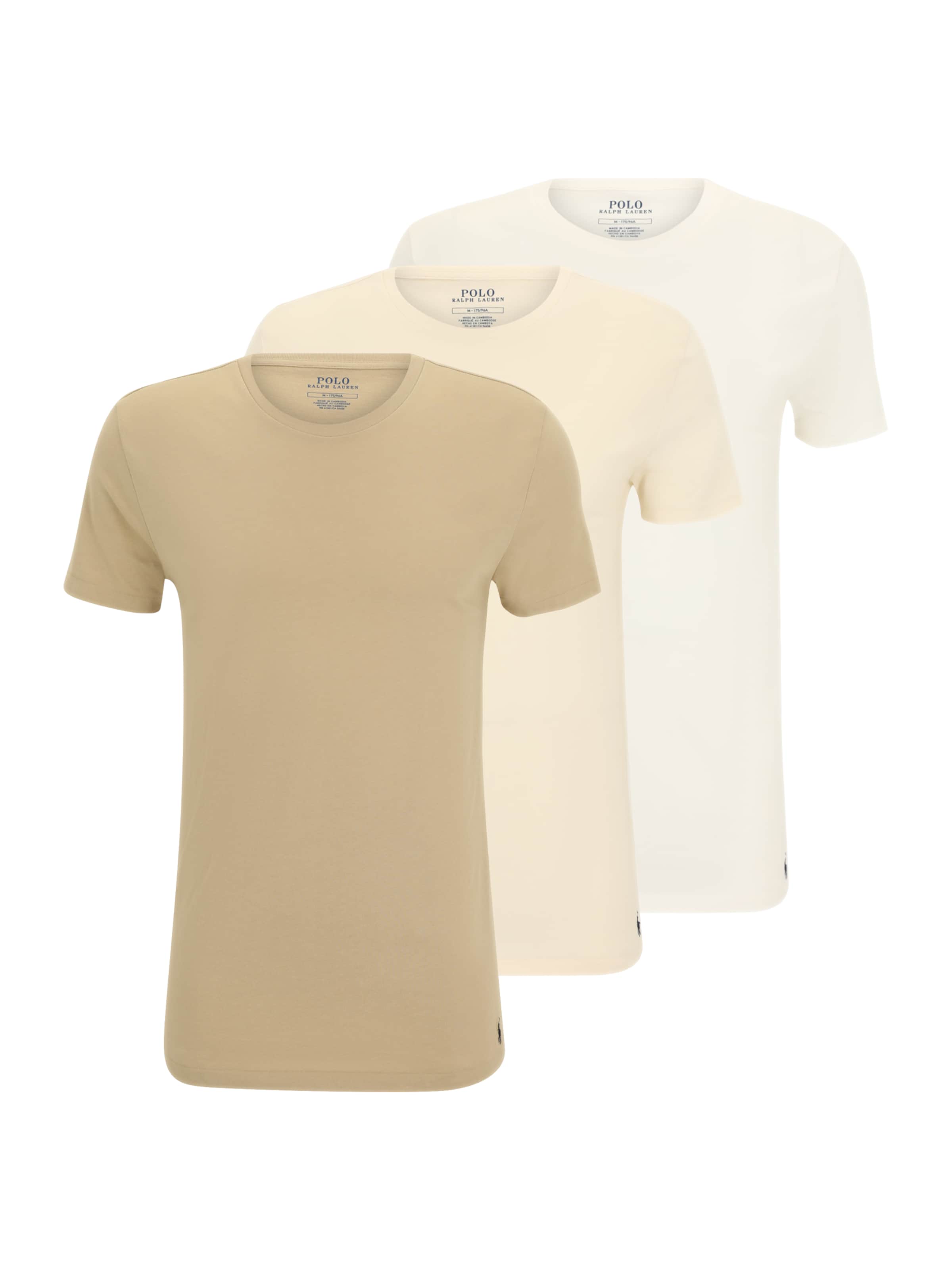 

Polo Ralph Lauren Майка 'Spring Start' в цветах Sand, Dark Beige, White