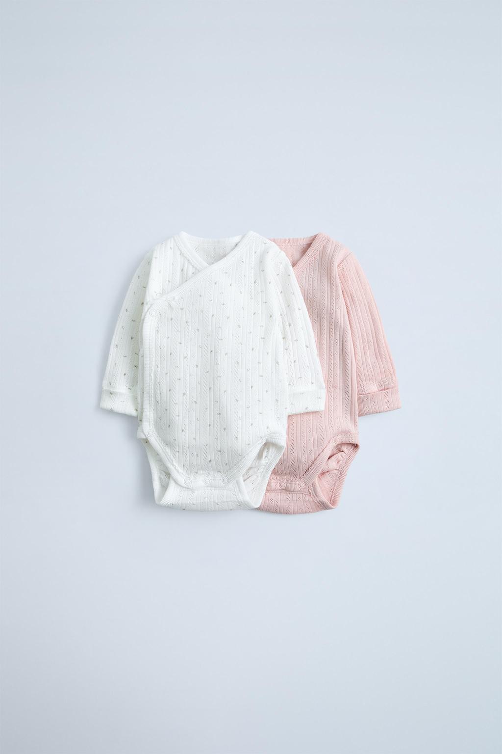 

Комплект из 2 регулируемых боди ZARA, розовый