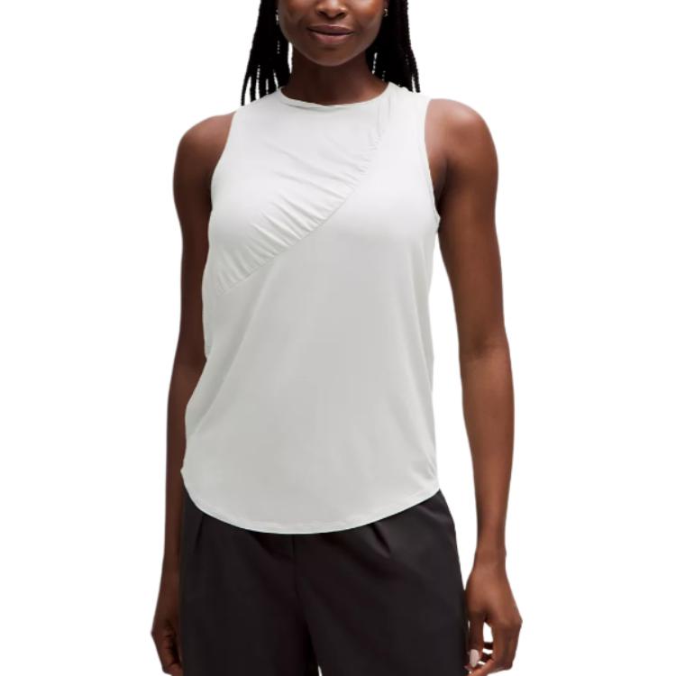 

Топ-майка с защипами из смесового шелка для женщин Lululemon, Vapor