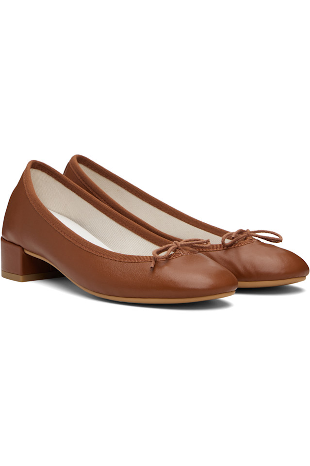 Камилла туфли на каблуке с резиновой подошвой Repetto, цвет cinnamon — фото 4