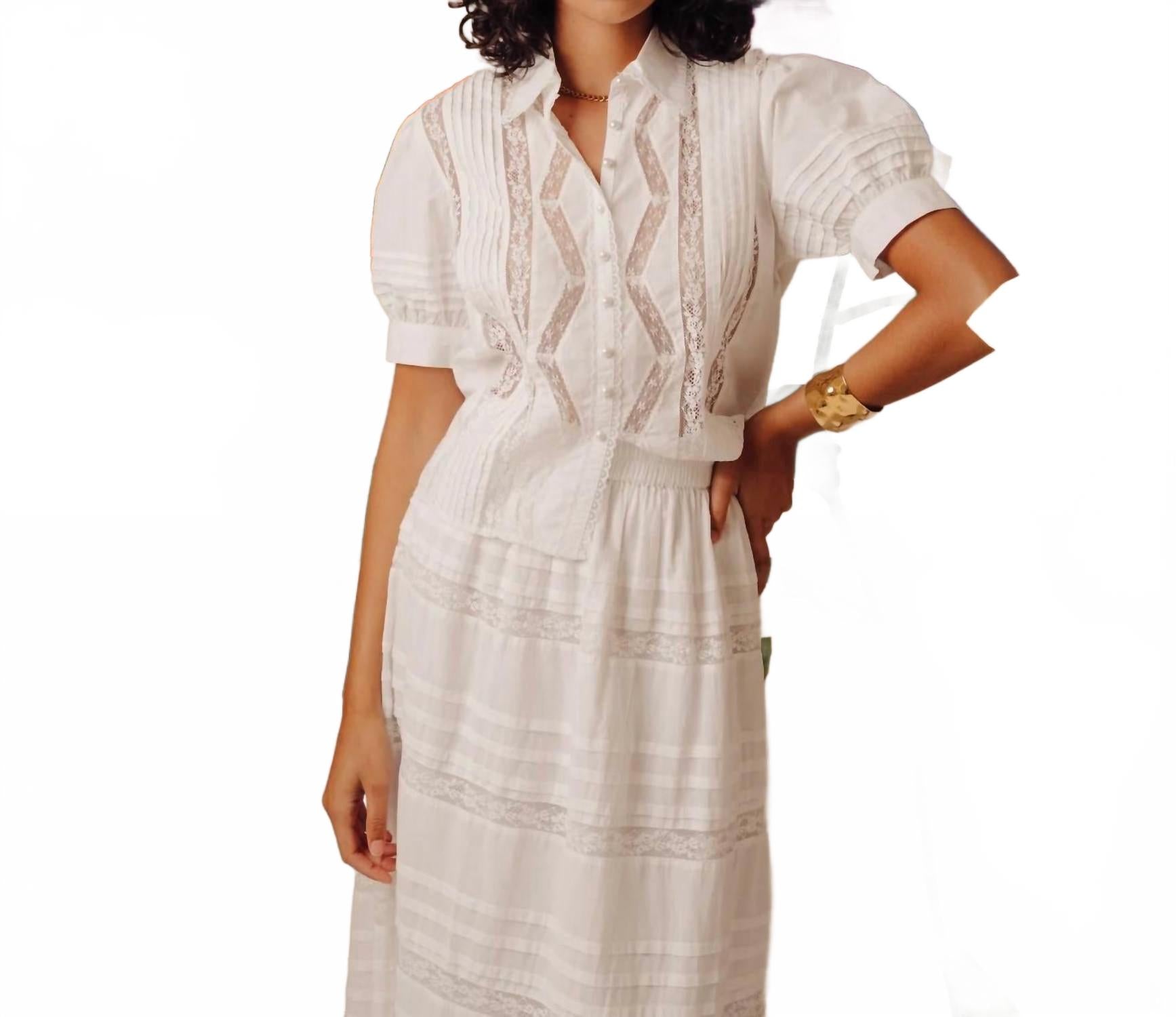 

Топ Freya в белом LOVE THE LABEL