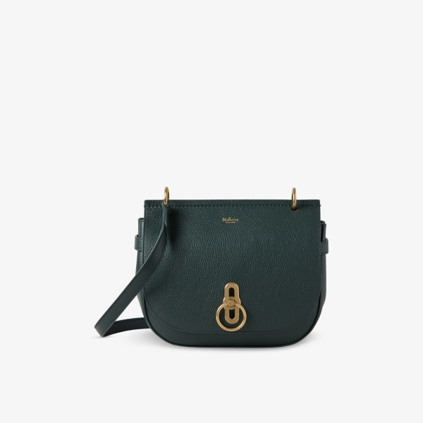 

Сумка через плечо Amberley small из мелкозернистой кожи Mulberry, зеленый