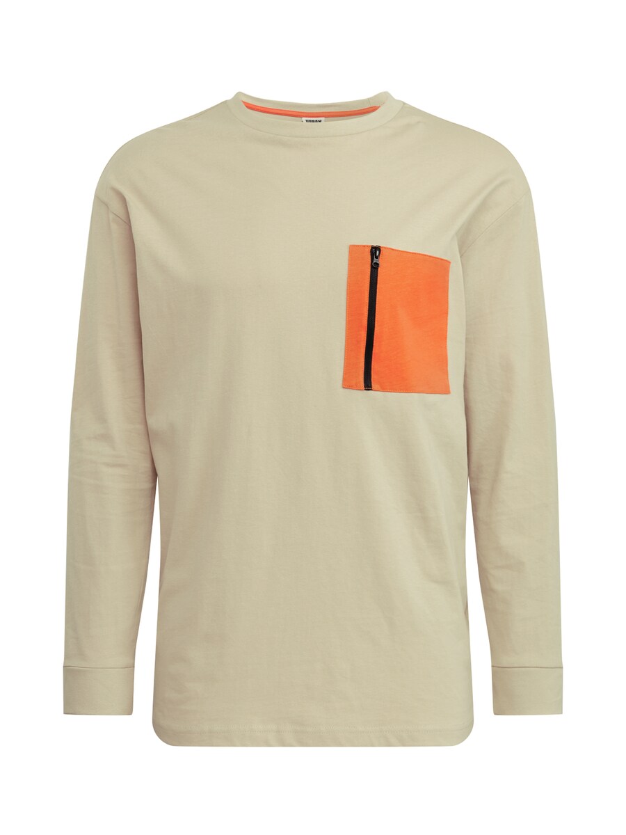 

Лонгслив Urban Classics Regular fit Shirt, бежевый