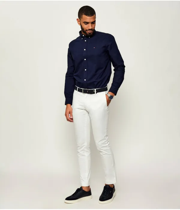 Рубашка Оксфорд Regular fit Tommy Hilfiger, синий — фото 2