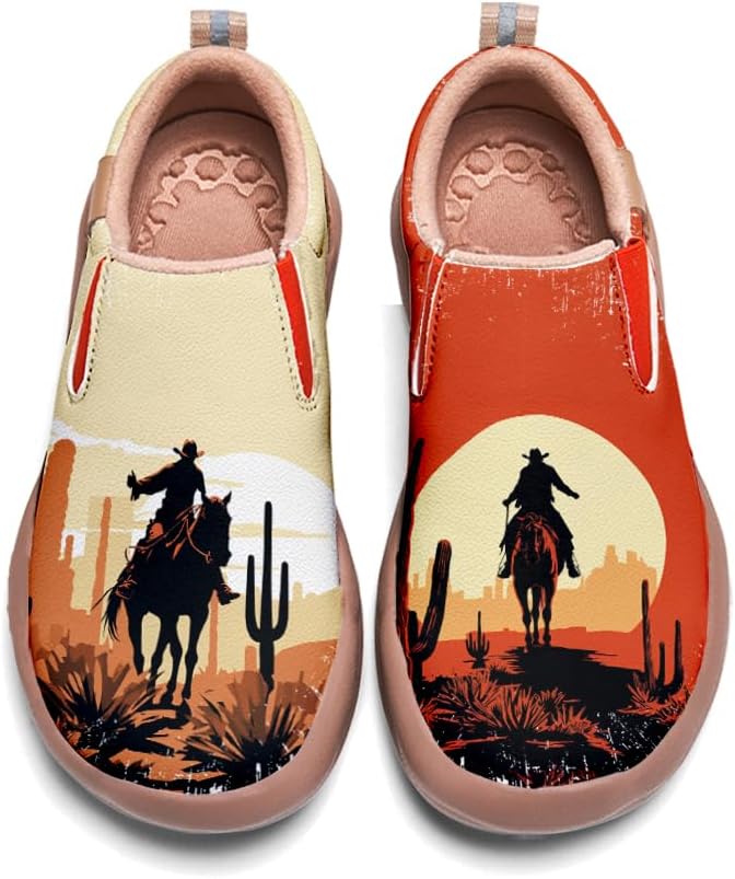 

Мужские кожаные лоферы Onehorse, слипоны для повседневной носки и путешествий, ковбойская раскрашенная обувь, Cowboy_21