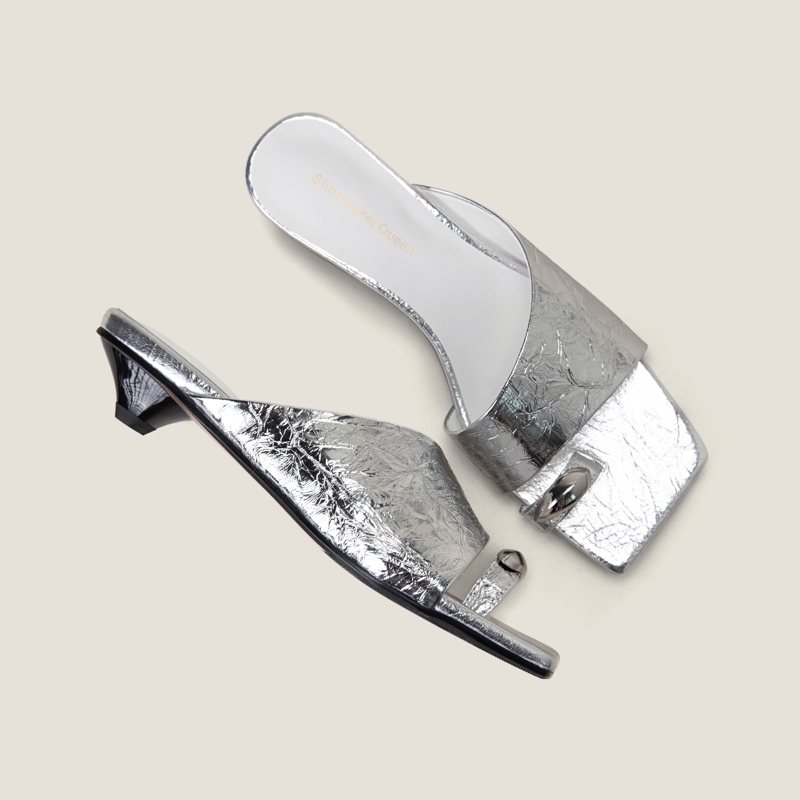 SHOEMAKER QUEEN Женские устойчивые к истиранию слайдеры Бордо, цвет Burgundy — фото 4