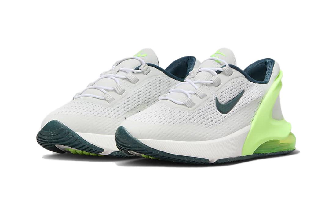 Кроссовки Air Max 270 с амортизаторами, низкие, для детей от 3 до 7 лет Nike, белый/зеленый — фото 4