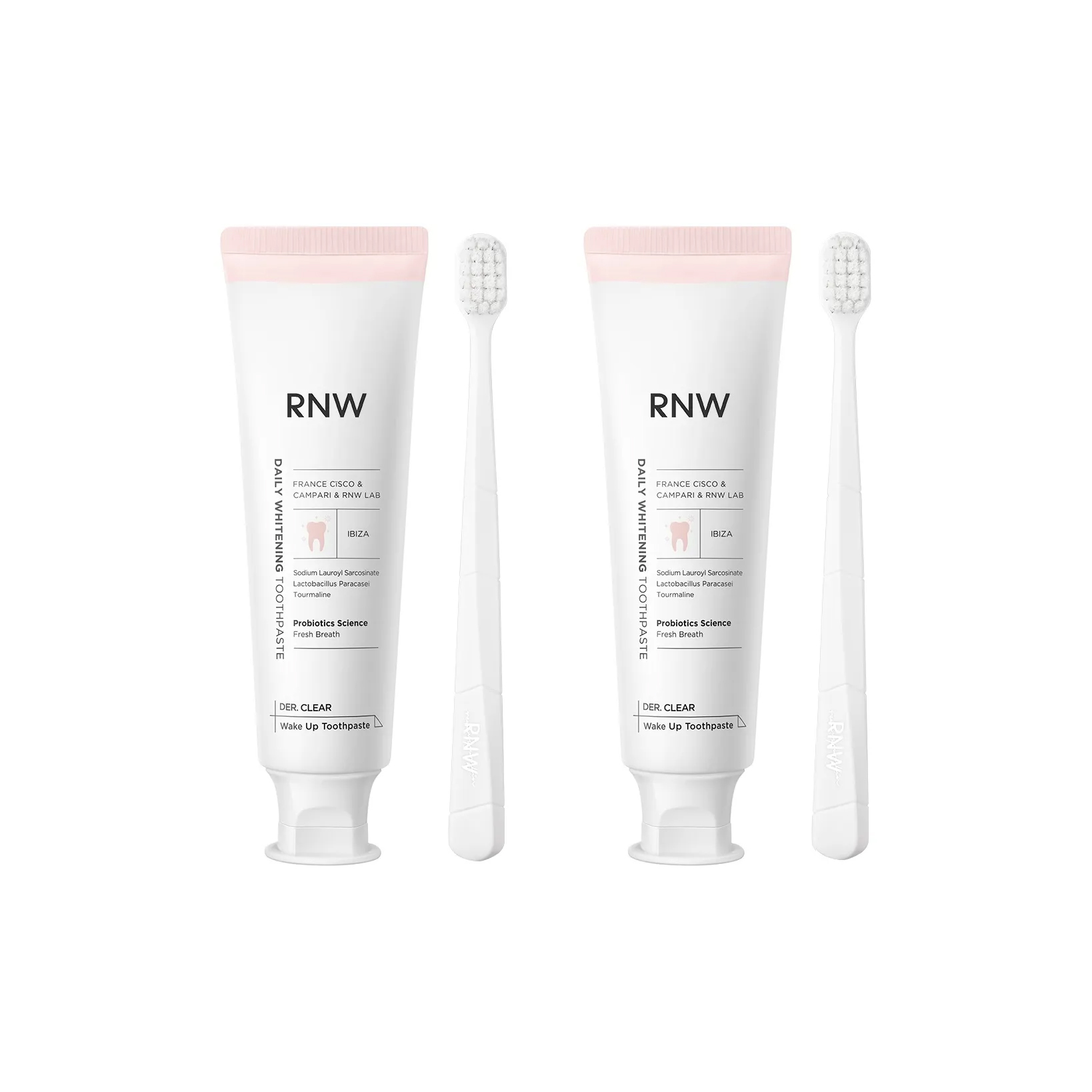 

Успокаивающая и восстанавливающая энзимная пробуждающая зубная паста очищение, свежесть дыхания, удаление пятен с зубов 100г*2 шт RNW