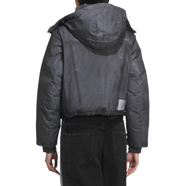 Куртка FW25 FK DENIM CROP Down женская Adidas Originals, черный — фото 3