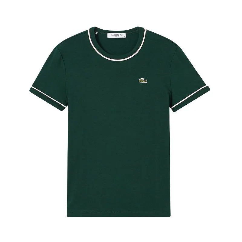Футболка Lacoste с вышитым логотипом, белый — фото 2
