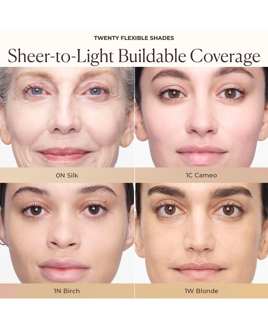 Крем для лица SPF LAURA MERCIER Тонирующий увлажняющий с эффектом сияния, цвет 1w blonde- fair with warm undertones — фото 3