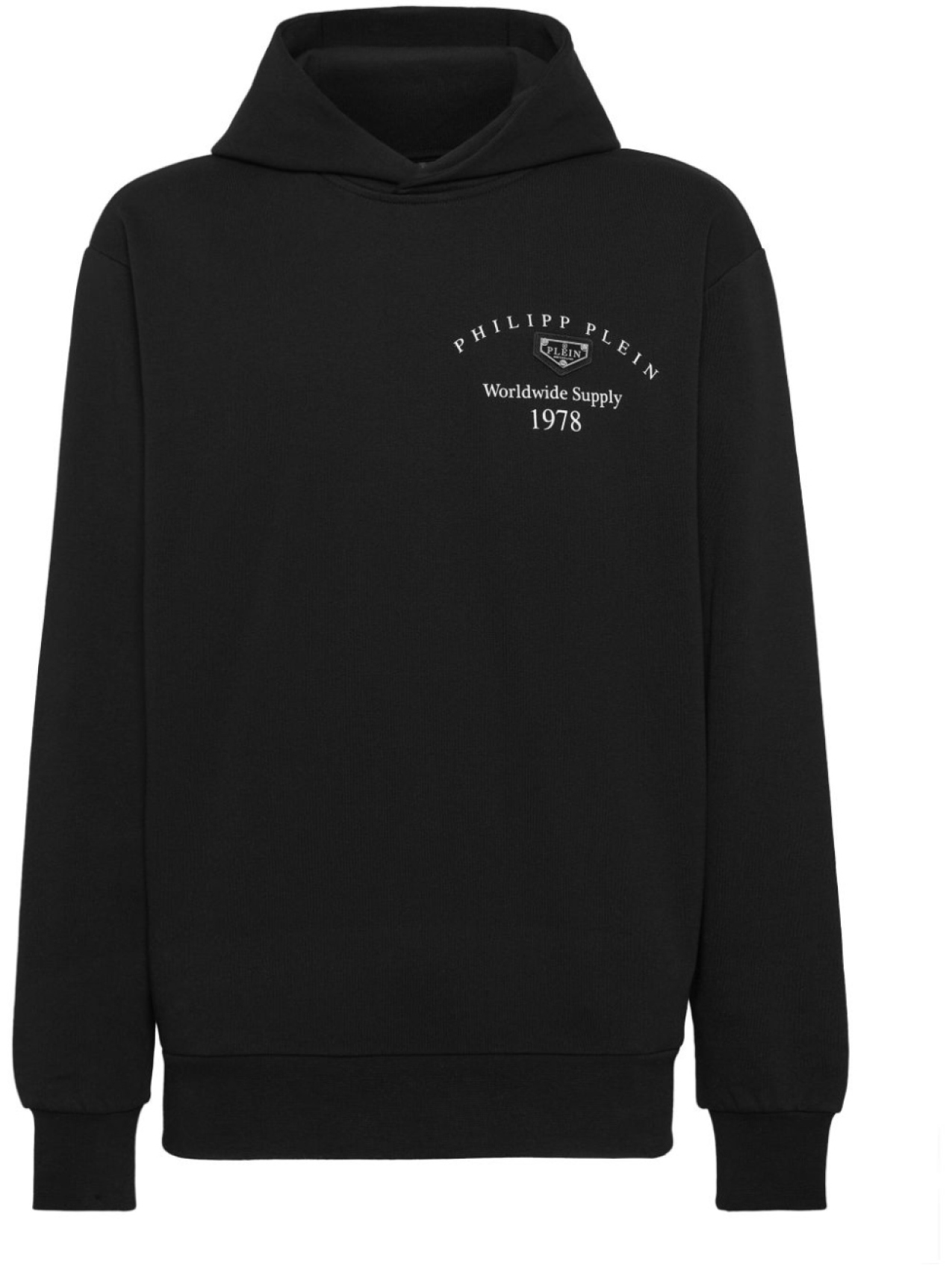 

Philipp Plein худи с логотипом, черный