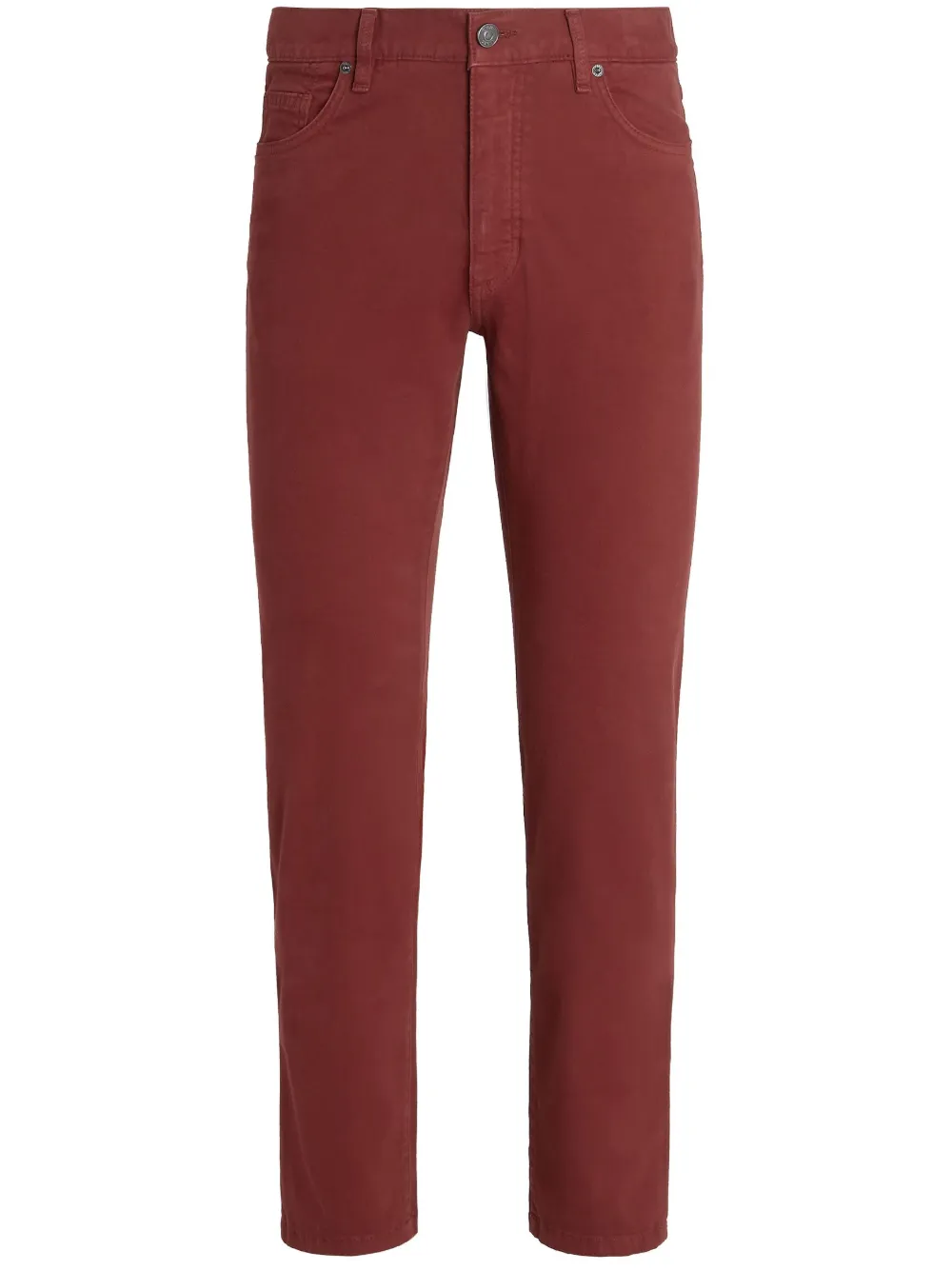

Прямые джинсы Roccia Zegna, красный