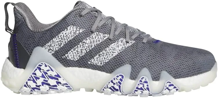 Мужские гольф-кроссовки Adidas Codechaos 22 без шипов, серый/белый — фото 2
