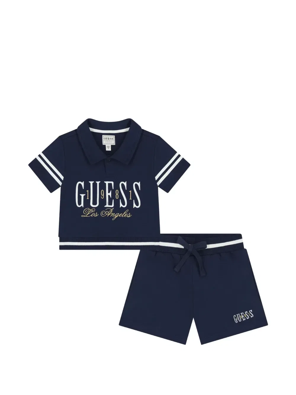 Спортивный костюм с вышивкой GUESS Kids, синий