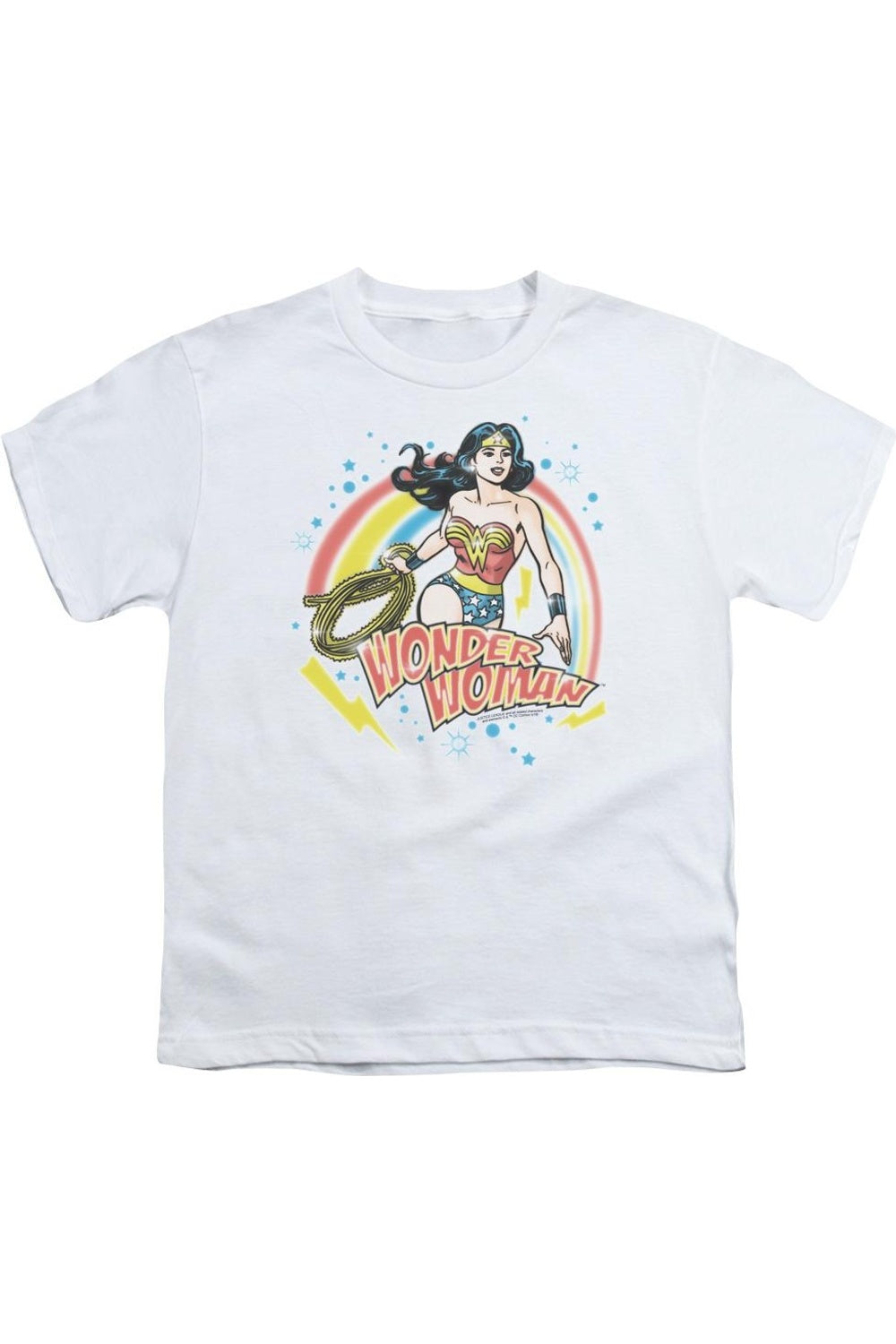 

Футболка Wonder Woman с аэрографией, детская, с коротким рукавом Gildan, белый