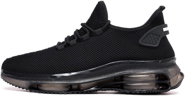 

Мужские летние спортивные кроссовки до щиколотки с дышащей сеткой, подходят для повседневных спортивных занятий Hoalox, черный