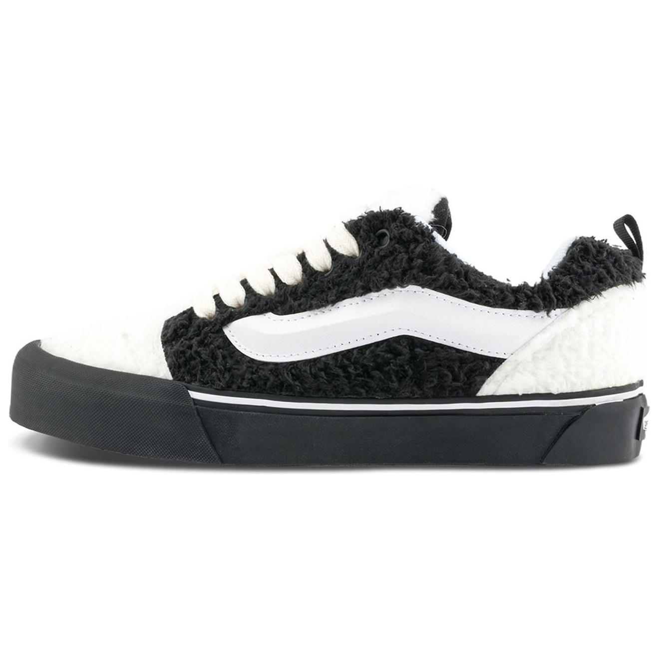 

Vans Кроссовки Knu Skool Low Top скейтбордические унисекс черно-белые, цвет Black White